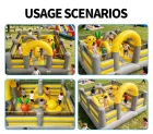 Eco-Friendly PVC Inflatable Bouncy Castle Jump House for Outdoor Use Customizable Size for Parties & Events