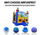 100% PVC Tarpaulin Bounce House Combo with Slide-Eco-Friendly Customizable Size for Party Rentals