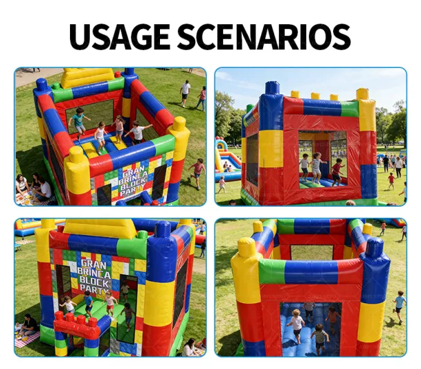 Inflatable Theme Bouncer Castle Commercial Jumping with Slide PVC Tarpaulin Eco-Friendly Party Bouncing Slide Combo