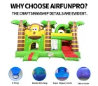 Inflatable Bouncer Castle Slide Combo-Commercial Use PVC Tarpaulin Eco-Friendly Party Jump House (Customizable Size)