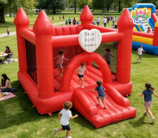 Small Exquisite Kids Air Inflatable Bouncer Bouncy Castle with Eco Friendly PVC Tarpaulin