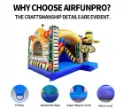 Inflatable Bouncy House & Castle-Eco-Friendly PVC Tarpaulin Customizable Size for Outdoor Party Rentals