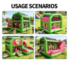 Commercial Inflatable Bounce House Bouncy Castle-PVC Tarpaulin Material Customizable Size for Parties Rentals Birthday