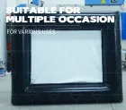 Outdoor Inflatable Projection Screen with Blower Party-Ready PVC Material Waterproof & Portable for Movie Nights