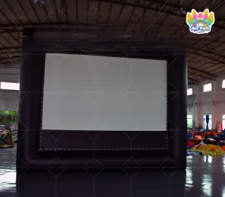 AirFunPro Outdoor Waterproof Windproof Sun Resistant Inflatable Projection Screen Portable Movie Screen Electric Air Pump
