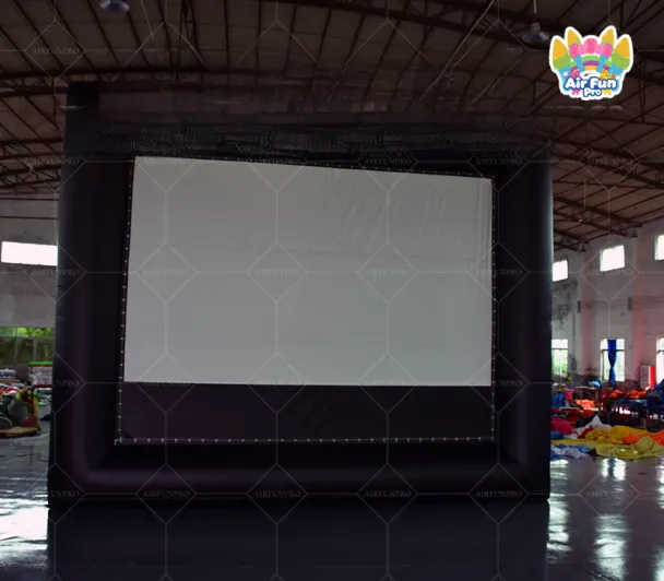 AirFunPro Outdoor Waterproof Windproof Sun Resistant Inflatable Projection Screen Portable Movie Screen Electric Air Pump