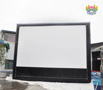Giant PVC Inflatable Snow Globe Outdoor Portable Cinema Film Live Broadcast for Football Matches