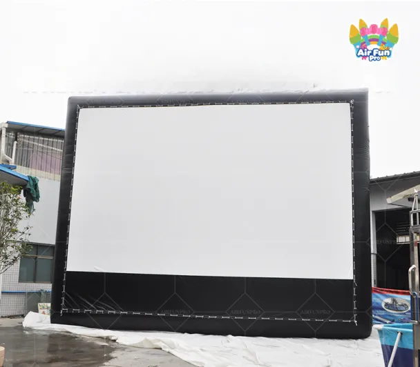 Giant PVC Inflatable Snow Globe Outdoor Portable Cinema Film Live Broadcast for Football Matches