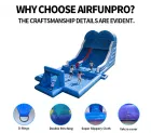 Ultimate Blue Inflatable Slide: The Perfect Summer Backyard Adventure!