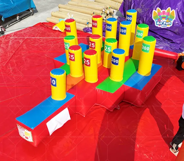 Outdoor Inflatable PVC Tarpaulin Eco-Friendly Ring Toss Challenge Game Carnival Games for Kids