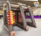 Hot Sale Carnival Tossing Game Double Doors for with Air Blower for Party Events Trampoline Park & Garden Use
