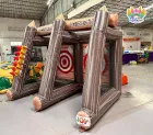 Hot Sale Carnival Tossing Game Double Doors for with Air Blower for Party Events Trampoline Park & Garden Use