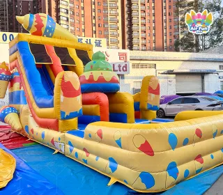 Ice Cream Cone Inflatable Water Slide: Sweet Slides for Summer!