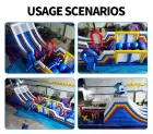 Shark Attack Inflatable Obstacle Course: Conquer the Ultimate Challenge!