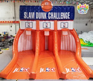 Colorful Inflatable Basketball Hoop: Joyful Shooting for All Ages!