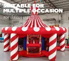 Circus Tent Inflatable Game: Ring Toss & Carnival Fun for All