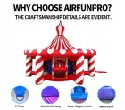 Circus Tent Inflatable Game: Ring Toss & Carnival Fun for All