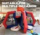 Custom Inflatable Basketball Game: 0.55mm Plato PVC, EN14960 Certified!