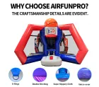 Custom Inflatable Basketball Game: 0.55mm Plato PVC, EN14960 Certified!
