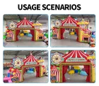 Customizable Carnival Welcome Inflatable Arch: Smiles Guaranteed for Every Guest