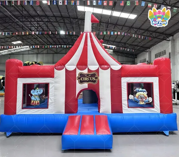 High Quality PVC Inflatable Castle Bouncy Jumping House Combo Slide for Kids-Sports Park & Garden Use