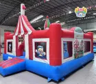High Quality PVC Inflatable Castle Bouncy Jumping House Combo Slide for Kids-Sports Park & Garden Use