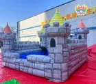 High Quality Inflatable Castle Bouncy Castle Jumping House Bouncer Combo Slide for Kids Trampoline Park Commercial Use With Swimming Pool