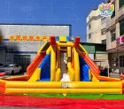 Colorful PVC Inflatable Bouncer Castle Combo with Slide Over 500kg Capacity for Backyard & Commercial Use-airfunpro