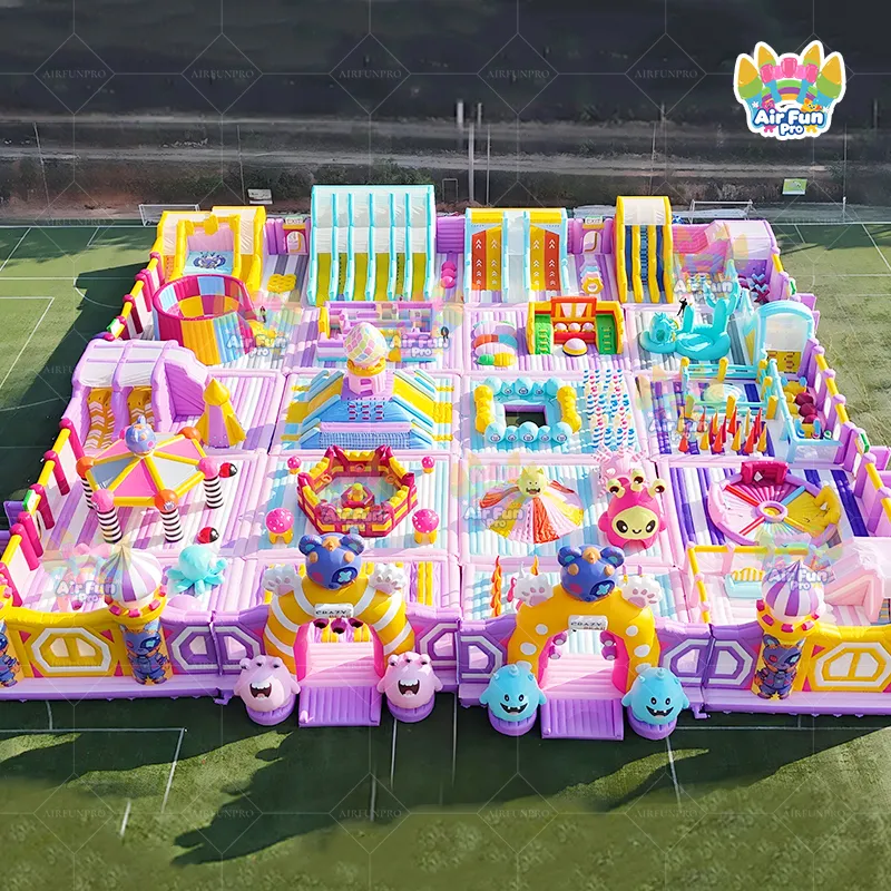 New 2,500 sqm Candy-Themed Inflatable Park Debuts in Canada, Setting a New Industry Standard