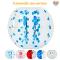 TPU And PVC Inflatable Bumper Bubble Ball for Outdoor Sports Factory Price For Sell