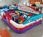 Factory-Accurate PVC Tarpaulin Eco-Friendly Inflatable Adventure Playground Bouncy Castle Theme Park for Fun Games