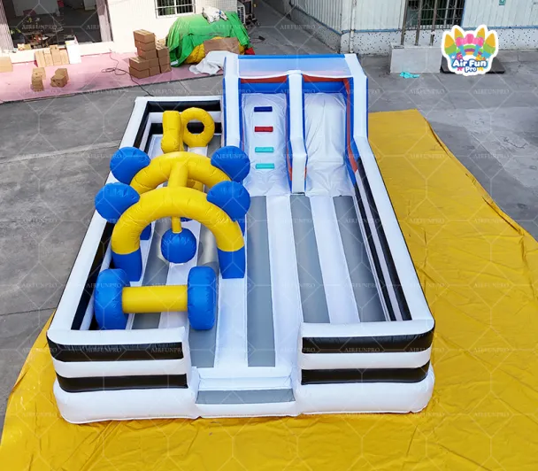 Outdoor Playground Inflatable Fun City Trampoline Bouncer Themed Amusement Park PVC Tarpaulin Eco-Friendly Castle