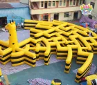 Custom Inflatable Animal Maze: 0.55mm Plato PVC, EN14960 Certified