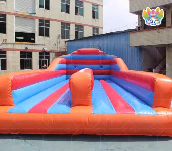 Inflatable Bungee Run Challenge: Race to the Finish Line!
