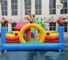 Customizable Large Inflatable Theme Park Obstacle Course & Jumping Castle for Kids PVC Tarpaulin Eco-Friendly