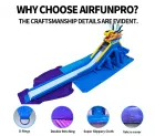 0.55mm Plato PVC, EN14960 Certified Custom Inflatable Chinese Dragon Slide