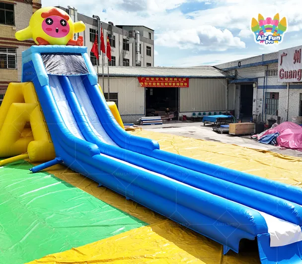 OEM/ODM Cartoon Themed Inflatable Giant Slide: Durable Craftsmanship for Commercial Use