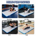 16ft Inflatable Wrestling Mat PVC Jiu Jitsu Mats Gymnastics Training Mat for BJJ MMA Martial Art Boxing Grappling and Judo