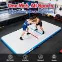 16ft Inflatable Wrestling Mat PVC Jiu Jitsu Mats Gymnastics Training Mat for BJJ MMA Martial Art Boxing Grappling and Judo