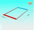 Inflatable Custom Outdoor Family Commercial Event Interactive Inflatable Sports Field Football Pitch Combo Court Soccer Pitch
