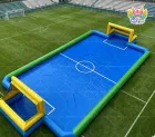 Commercial AirFunPro PVC Tarpaulin Inflatable Soap Soccer Field Big Fun Carnival Football Playground