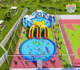 Elephant Water Park & Multi-Sport Court: Where Every Day Feels Like a Tropical Getaway
