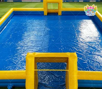 2026 New Style Customizable Commercial PVC Tarpaulin Inflatable Football/Soccer Field for Adults Rental Sales AirFunPro
