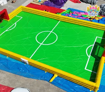 2026 New Style Customizable Commercial PVC Tarpaulin Inflatable Football/Soccer Field Sports Adults for Rental Sales AirFunPro