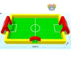 AirFunPro Green and White Inflatable PVC Tarpaulin Water Soccer Pitch & Bubble Field