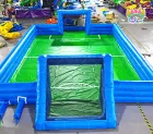 Commercial Airtight Portable 3v3 Football Arena Inflatable Soccer Pitch Outdoor Fun CE Certified Eco-Friendly 3-Year Warranty