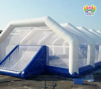 Airfunpro Street 3V3 Football Air Pitch Inflatable Soccer Tube 15x10M Movable