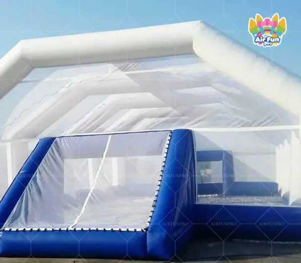 Airfunpro Street 3V3 Football Air Pitch Inflatable Soccer Tube 15x10M Movable