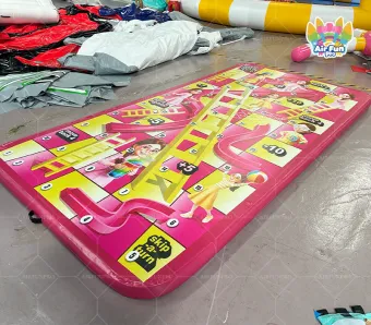 Inflatable Girls Themed Snakes Ladders Game Mat