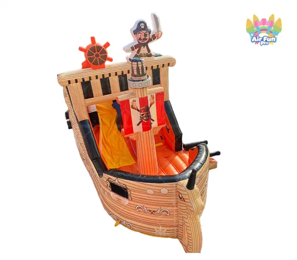 Giant Pirate Dry Slide Adults Chidren Inflatable Jumping Slide Inflatable Bouncer Slide